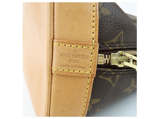 Louis Vuitton Monogram Alma Canvas Leather Hand Bag Brown M51130 - vista 23