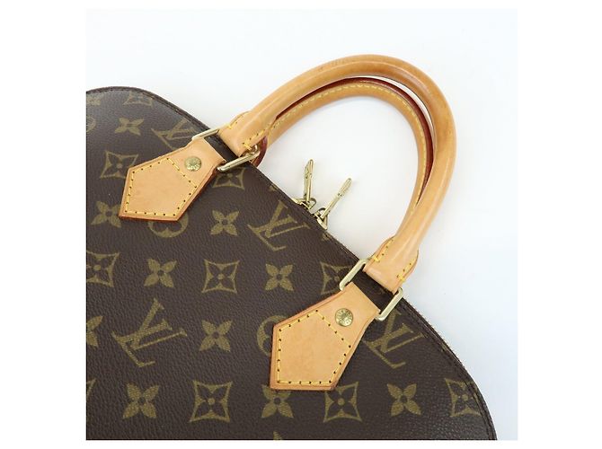 Louis Vuitton Monogram Alma Canvas Leather Hand Bag Brown M51130 - vista 7