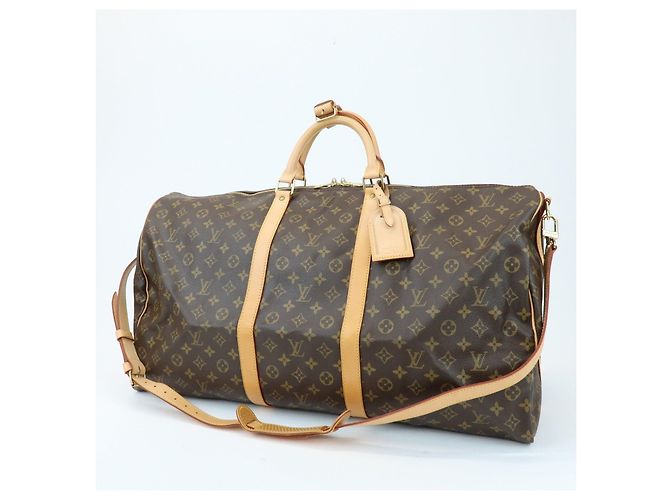 Louis Vuitton Monogram Keep All Bandouliere 60 Boston Bag M41412 - vista 3