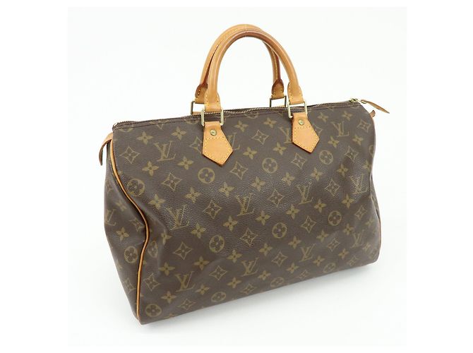 Louis Vuitton Monogram Speedy 35 Boston Bag Hand Bag M41524 - vista 4