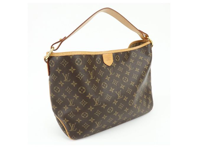 Borsa a tracolla Louis Vuitton Monogram Delightful PM Brown M40352 - vista 4