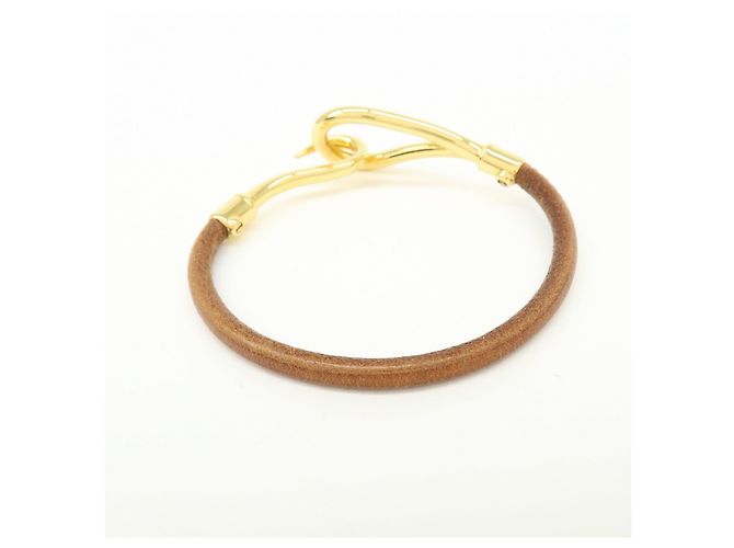 Hermès Bracciale HERMES Jumbo Choker in pelle Brown Gold - vista 2