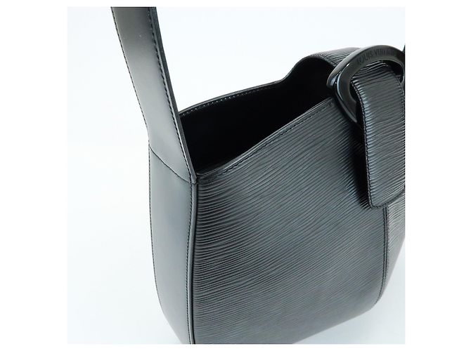 Borsa a spalla e a mano Louis Vuitton Epi Reverie Noir Black M52162 - vista 15