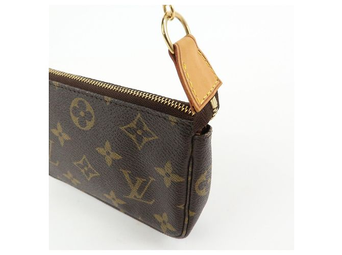 Louis Vuitton Monogram Mini Pochette Accessoires Hand Bag M58009 - vista 15