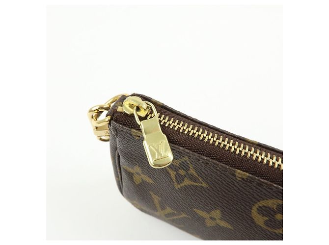 Louis Vuitton Monogram Mini Pochette Accessoires Hand Bag M58009 - vista 18