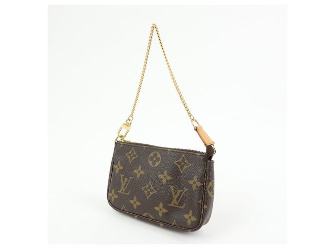 Louis Vuitton Monogram Mini Pochette Accessoires Hand Bag M58009 - vista 3