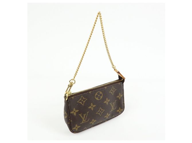 Louis Vuitton Monogram Mini Pochette Accessoires Hand Bag M58009 - vista 4