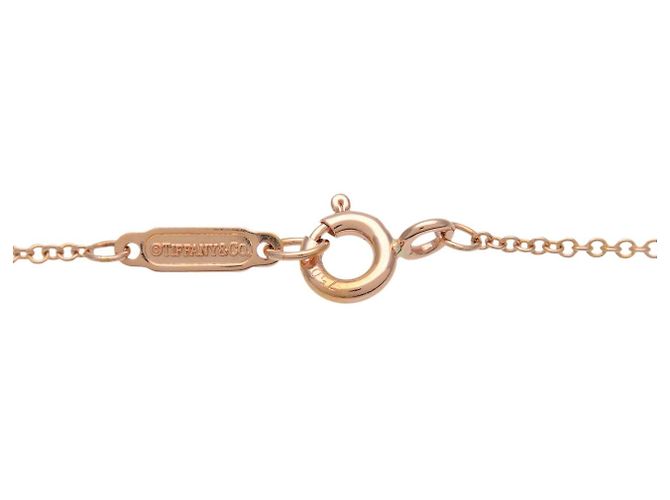 Collana Tiffany & Co Heart Lock K18 750PG Rose Gold - vista 4