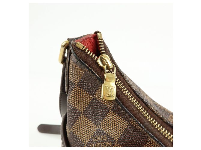 Borsa a spalla Louis Vuitton Damier Bloomsbury PM Brown N42251 - vista 15