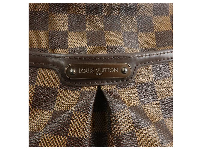 Borsa a spalla Louis Vuitton Damier Bloomsbury PM Brown N42251 - vista 19