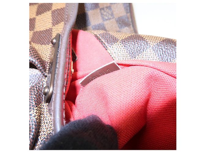 Borsa a spalla Louis Vuitton Damier Bloomsbury PM Brown N42251 - vista 24