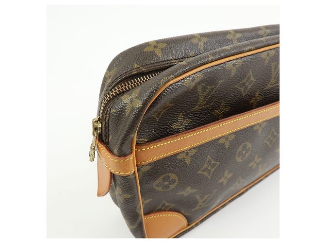 Louis Vuitton Monogram Compiegne 28 Pouch Clutch Bag Brown M51845 - vista 10
