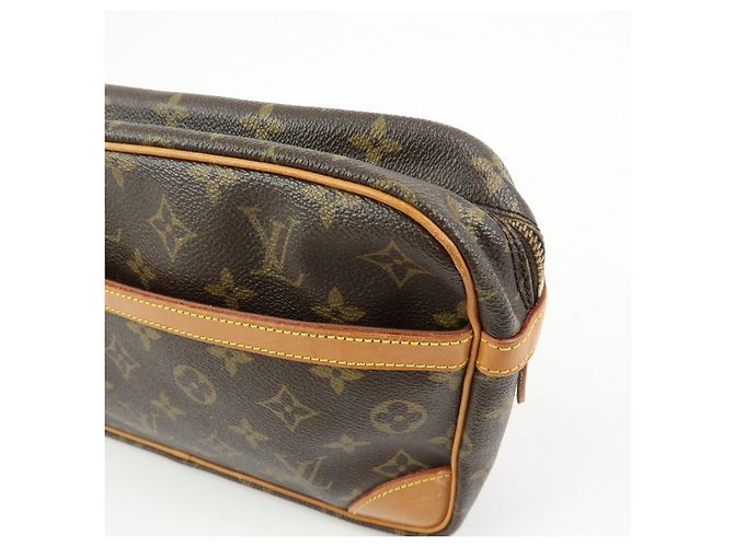 Louis Vuitton Monogram Compiegne 28 Pouch Clutch Bag Brown M51845 - vista 11