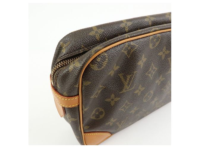 Louis Vuitton Monogram Compiegne 28 Pouch Clutch Bag Brown M51845 - vista 12