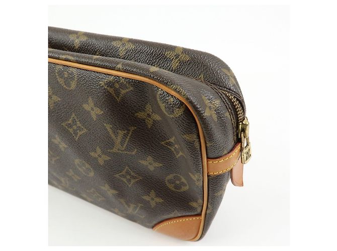 Louis Vuitton Monogram Compiegne 28 Pouch Clutch Bag Brown M51845 - vista 13