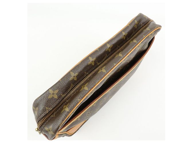 Louis Vuitton Monogram Compiegne 28 Pouch Clutch Bag Brown M51845 - vista 15