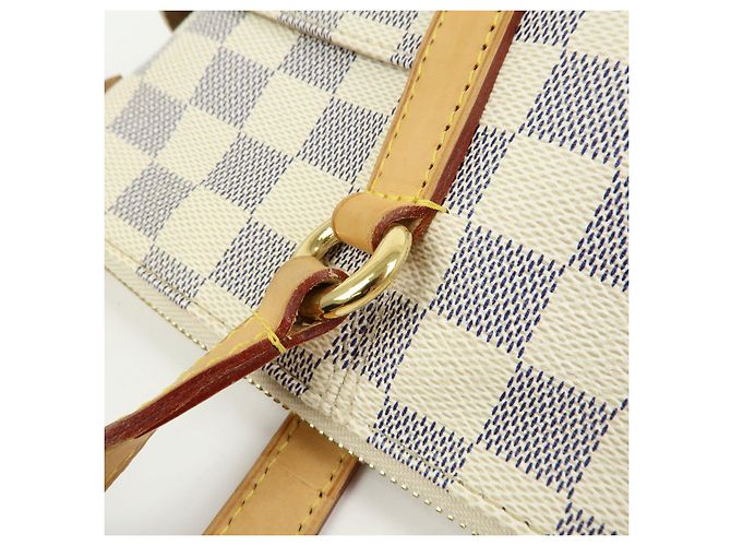 Borsa Tote Louis Vuitton Damier Azur Totally PM Borsa a Tracolla N51261 - vista 10