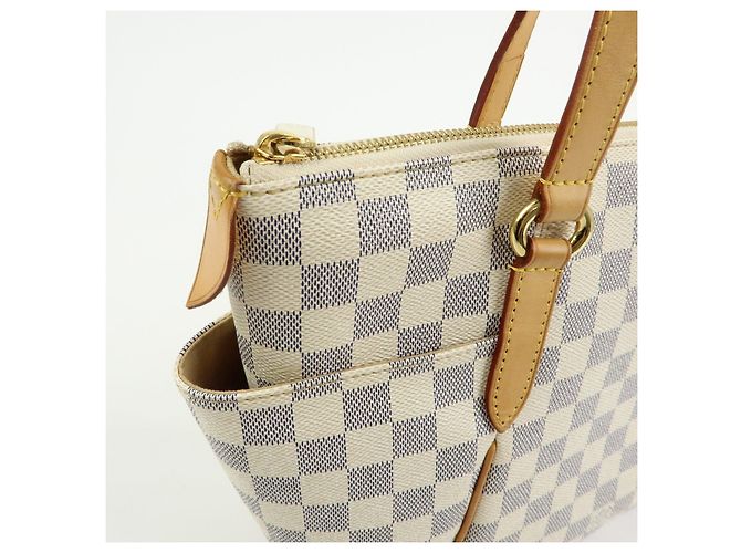 Borsa Tote Louis Vuitton Damier Azur Totally PM Borsa a Tracolla N51261 - vista 14