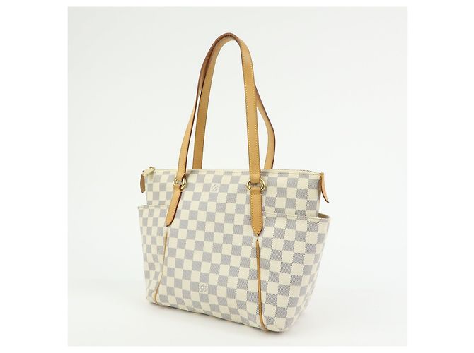 Borsa Tote Louis Vuitton Damier Azur Totally PM Borsa a Tracolla N51261 - vista 3