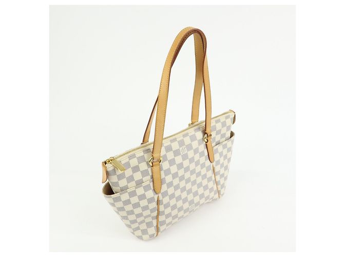 Borsa Tote Louis Vuitton Damier Azur Totally PM Borsa a Tracolla N51261 - vista 4