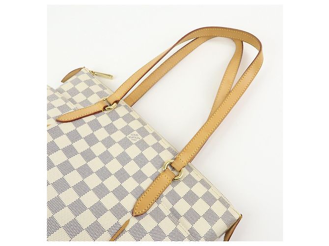 Borsa Tote Louis Vuitton Damier Azur Totally PM Borsa a Tracolla N51261 - vista 6