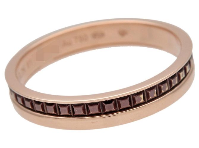Boucheron Anello Quatre Classic Half K18 750PG Brown PVD US9.5 EU61 - vista 5