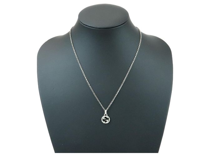Collana GUCCI Interlocking G Arabesque SV925 Silver - vista 6