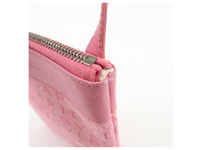 Bulgari Borsa a tracolla e a spalla BVLGARI Logomania in tela e pelle Rosa - vista 16