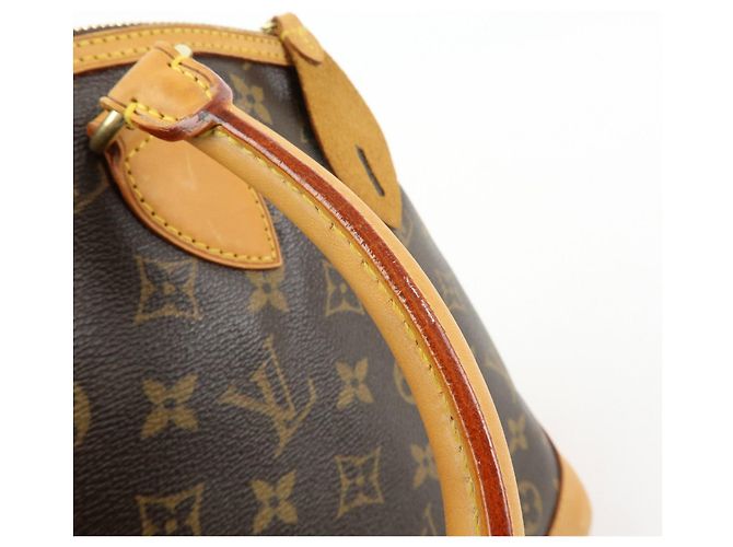 Louis Vuitton Monogram Lockit Hand Bag Tote Bag Brown M40102 - vista 8