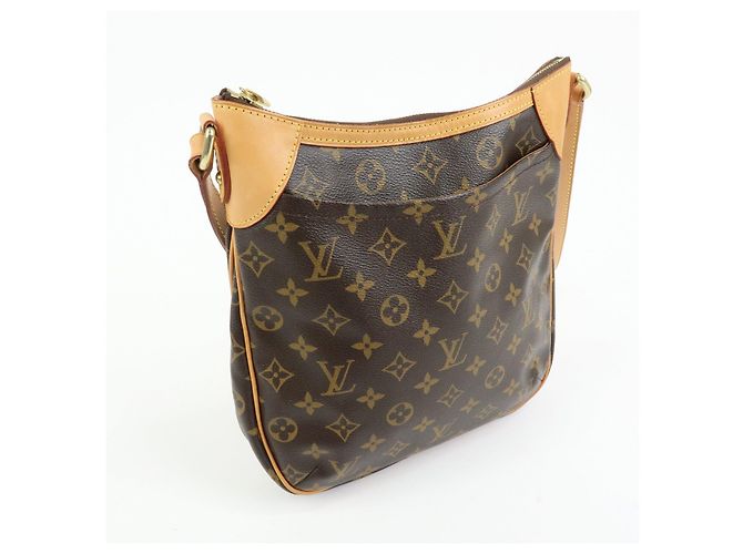 Borsa a spalla Louis Vuitton Monogram Odeon PM Marrone M56390 - vista 4