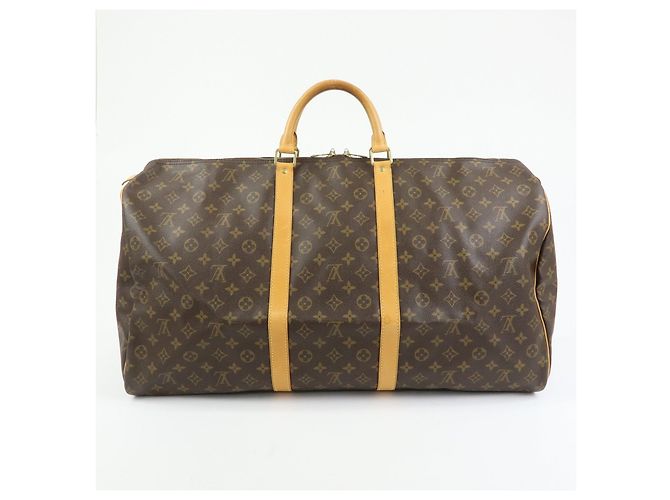 Louis Vuitton Monogram Keep All 60 Boston Bag Brown M41422 - vista 2