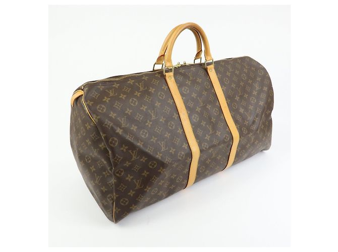 Louis Vuitton Monogram Keep All 60 Boston Bag Brown M41422 - vista 4