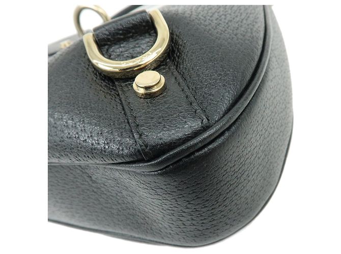 Borsa a tracolla e borsa a mano GUCCI Abbey in pelle Nera 130738 - vista 5