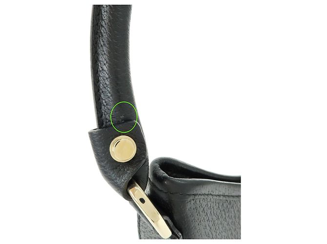 Borsa a tracolla e borsa a mano GUCCI Abbey in pelle Nera 130738 - vista 6