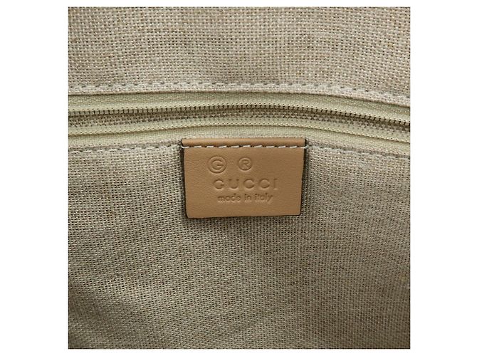 Borsa a mano e a tracolla 2Way GUCCI in pelle Microguccissima Beige 449656 - vista 11