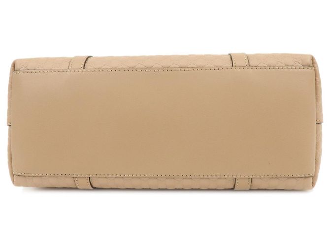 Borsa a mano e a tracolla 2Way GUCCI in pelle Microguccissima Beige 449656 - vista 3
