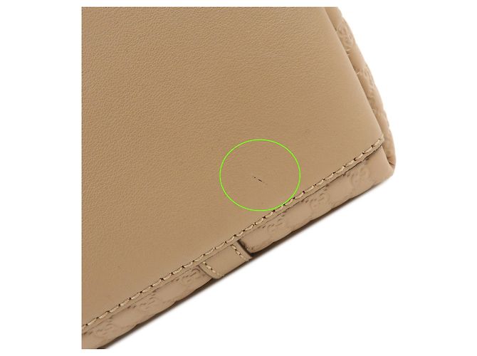 Borsa a mano e a tracolla 2Way GUCCI in pelle Microguccissima Beige 449656 - vista 4