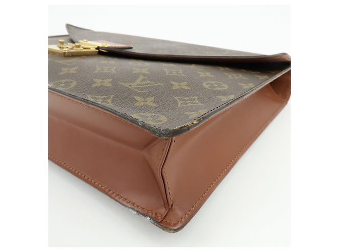 Louis Vuitton Monogram Porte Documents Bandouliere Brown M53338 - vista 10