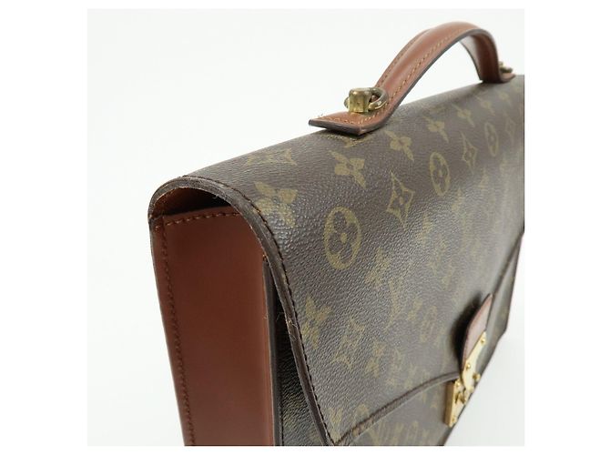 Louis Vuitton Monogram Porte Documents Bandouliere Brown M53338 - vista 13
