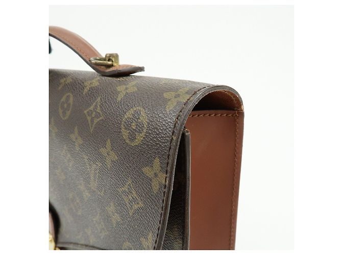 Louis Vuitton Monogram Porte Documents Bandouliere Brown M53338 - vista 14