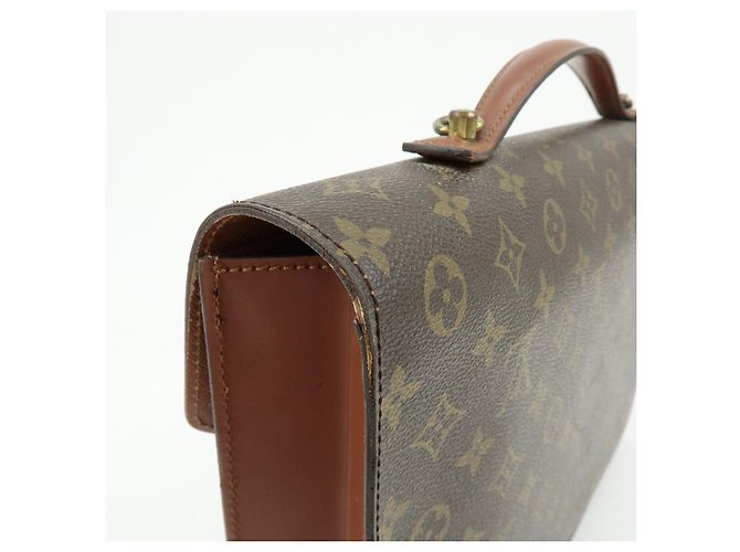 Louis Vuitton Monogram Porte Documents Bandouliere Brown M53338 - vista 15