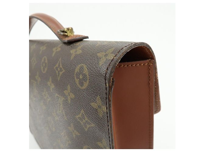 Louis Vuitton Monogram Porte Documents Bandouliere Brown M53338 - vista 16
