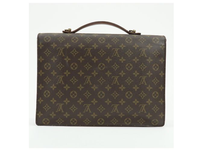 Louis Vuitton Monogram Porte Documents Bandouliere Brown M53338 - vista 2