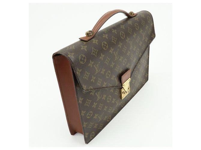 Louis Vuitton Monogram Porte Documents Bandouliere Brown M53338 - vista 4