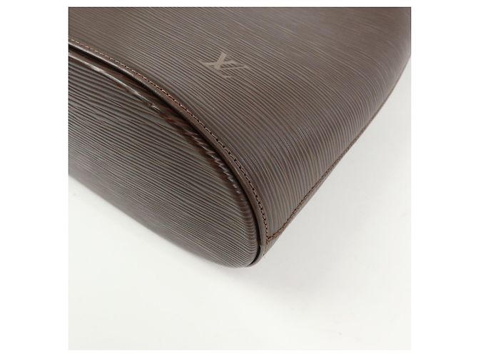 Borsa a tracolla Louis Vuitton Epi Verso in pelle Mocha M5281D - vista 10