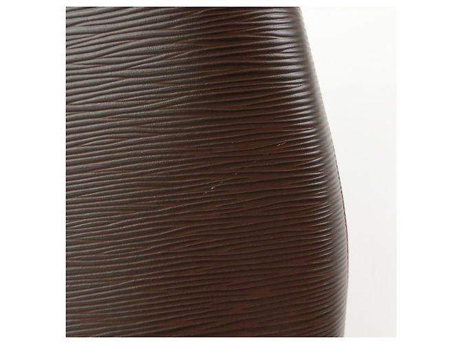 Borsa a tracolla Louis Vuitton Epi Verso in pelle Mocha M5281D - vista 15
