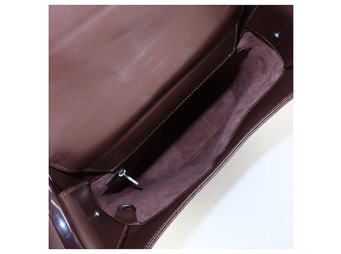 Borsa a tracolla Louis Vuitton Epi Verso in pelle Mocha M5281D - vista 16