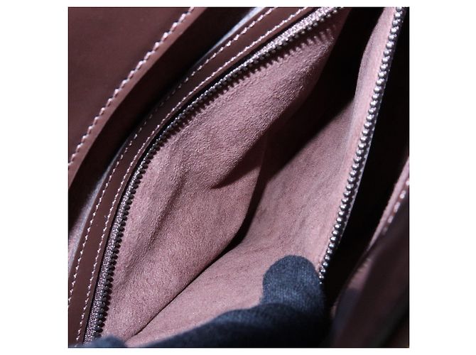 Borsa a tracolla Louis Vuitton Epi Verso in pelle Mocha M5281D - vista 17