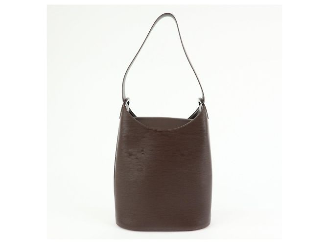 Borsa a tracolla Louis Vuitton Epi Verso in pelle Mocha M5281D - vista 2