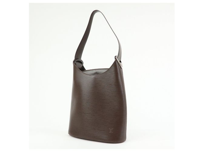 Borsa a tracolla Louis Vuitton Epi Verso in pelle Mocha M5281D - vista 3
